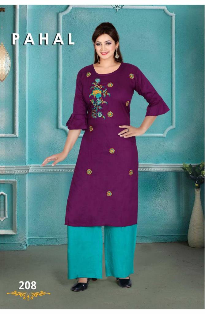 Beauty Queen Pahal 2 Casual Daily Wear Rayon Kurti With Bottom Collection
